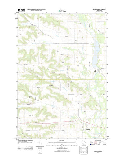 United States Geological Survey Arkansaw, WI (2013, 24000-Scale) digital map
