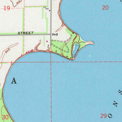 United States Geological Survey Arkdale NW, WI (1969, 24000-Scale) digital map
