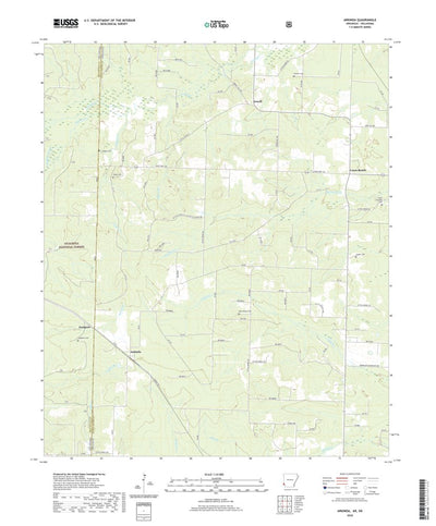 United States Geological Survey Arkinda, AR (2020, 24000-Scale) digital map