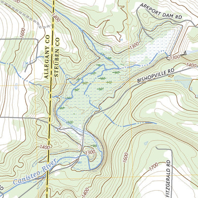 United States Geological Survey Arkport, NY (2023, 24000-Scale) digital map