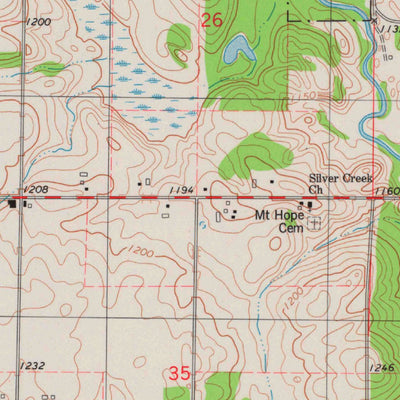 United States Geological Survey Arland, WI (1978, 24000-Scale) digital map