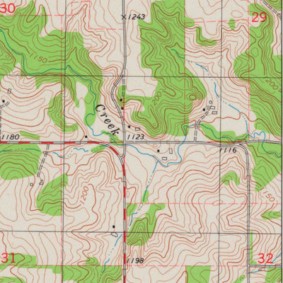 United States Geological Survey Arland, WI (1978, 24000-Scale) digital map