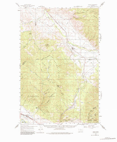 United States Geological Survey Arlee, MT (1959, 62500-Scale) digital map