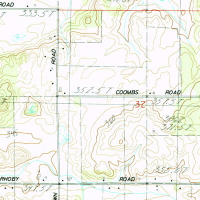 United States Geological Survey Arlene, MI (1983, 24000-Scale) digital map