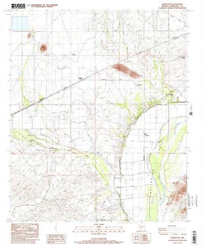 United States Geological Survey Arlington, AZ (1984, 24000-Scale) digital map