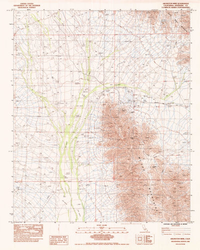 United States Geological Survey Arlington Mine, CA (1983, 24000-Scale) digital map