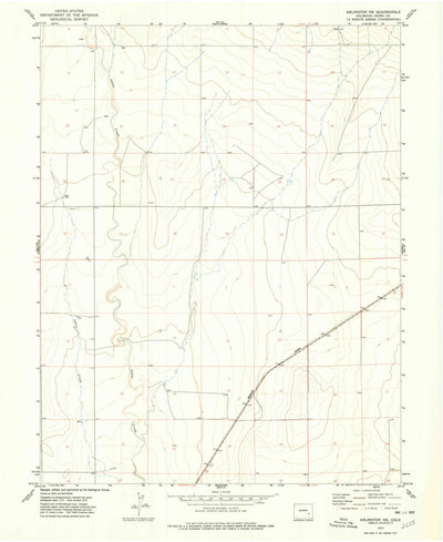 United States Geological Survey Arlington NE, CO (1974, 24000-Scale) digital map