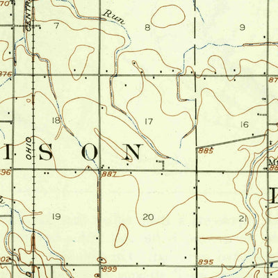 United States Geological Survey Arlington, OH (1907, 62500-Scale) digital map