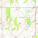 United States Geological Survey Arlington, OK (1974, 24000-Scale) digital map