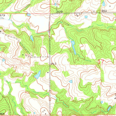 United States Geological Survey Arlington, OK (1974, 24000-Scale) digital map