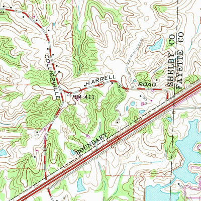 United States Geological Survey Arlington, TN (1965, 24000-Scale) digital map