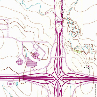 United States Geological Survey Arlington, TX (1959, 24000-Scale) digital map