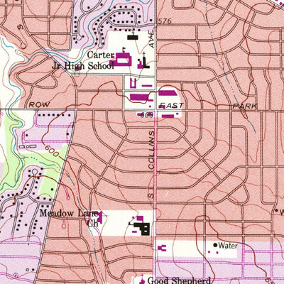 United States Geological Survey Arlington, TX (1959, 24000-Scale) digital map