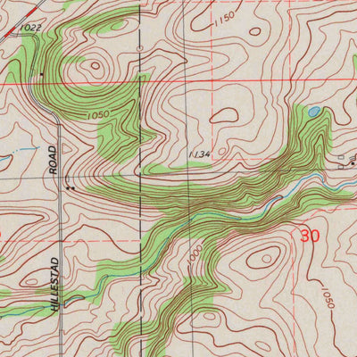 United States Geological Survey Arlington, WI (1984, 24000-Scale) digital map