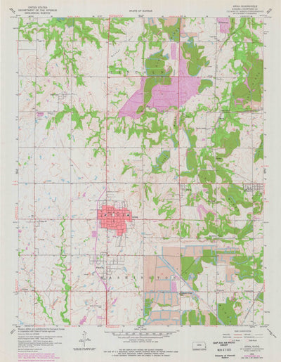 United States Geological Survey Arma, KS (1959, 24000-Scale) digital map