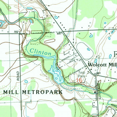 United States Geological Survey Armada, MI (1991, 24000-Scale) digital map