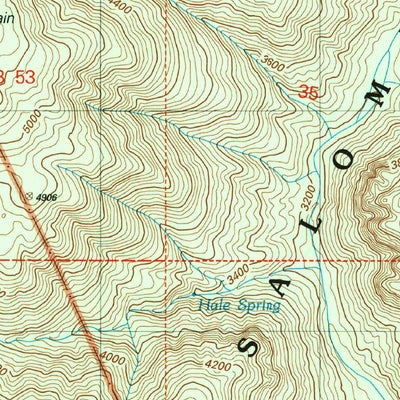 United States Geological Survey Armer Mountain, AZ (2004, 24000-Scale) digital map