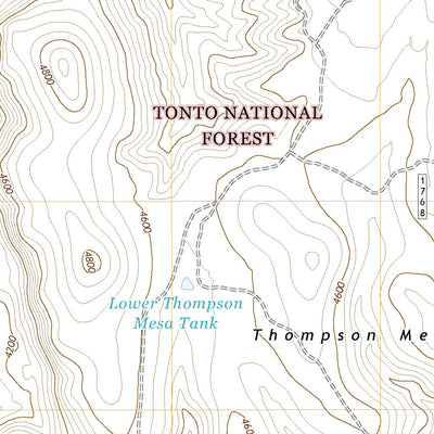 United States Geological Survey Armer Mountain, AZ (2021, 24000-Scale) digital map