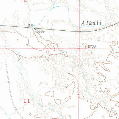 United States Geological Survey Arminto NW, WY (1952, 24000-Scale) digital map
