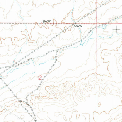 United States Geological Survey Arminto SW, WY (1952, 24000-Scale) digital map