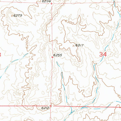 United States Geological Survey Arminto, WY (1952, 24000-Scale) digital map