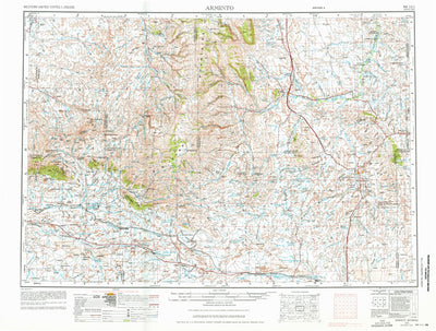 United States Geological Survey Arminto, WY (1955, 250000-Scale) digital map