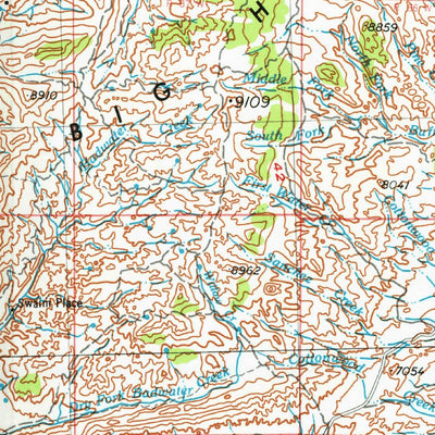 United States Geological Survey Arminto, WY (1955, 250000-Scale) digital map