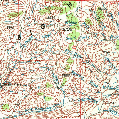 United States Geological Survey Arminto, WY (1962, 250000-Scale) digital map