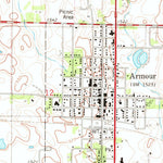 United States Geological Survey Armour, SD (1979, 24000-Scale) digital map