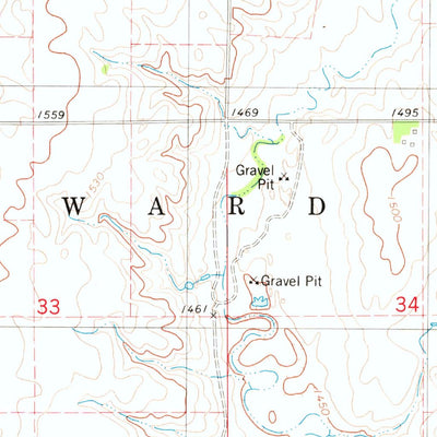 United States Geological Survey Armour SW, SD (1979, 24000-Scale) digital map