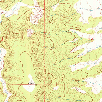 United States Geological Survey Armstrong Canyon, NM (1972, 24000-Scale) digital map