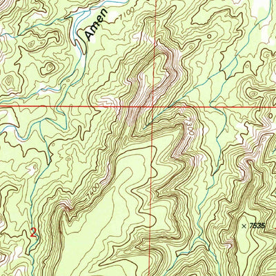 United States Geological Survey Armstrong Canyon, NM (1999, 24000-Scale) digital map