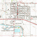 United States Geological Survey Armstrong, IA (1980, 24000-Scale) digital map