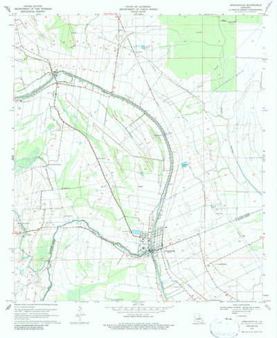 United States Geological Survey Arnaudville, LA (1970, 24000-Scale) digital map