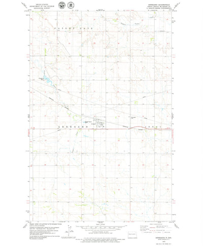 United States Geological Survey Arnegard, ND (1978, 24000-Scale) digital map