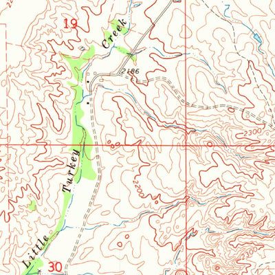 United States Geological Survey Arnett SE, OK (1970, 24000-Scale) digital map