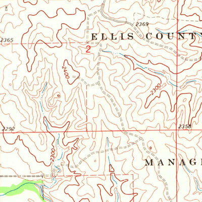 United States Geological Survey Arnett SW, OK (1970, 24000-Scale) digital map