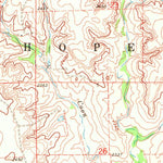 United States Geological Survey Arnett SW, OK (1970, 24000-Scale) digital map