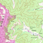 United States Geological Survey Arnett, WV (1964, 24000-Scale) digital map