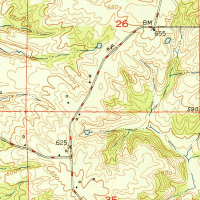 United States Geological Survey Arney, IN (1950, 24000-Scale) digital map