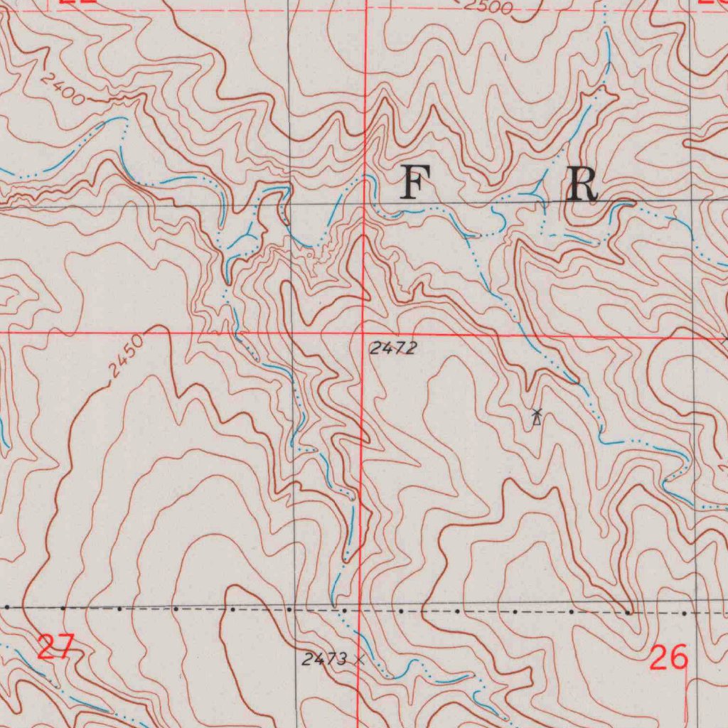 Arnold, KS (1981, 24000-Scale) Map by United States Geological Survey ...