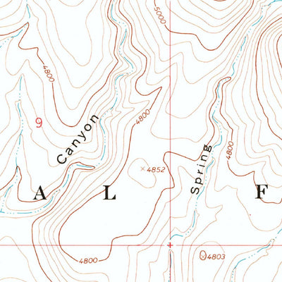 United States Geological Survey Arnold Mesa, AZ (1967, 24000-Scale) digital map