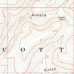 United States Geological Survey Arnold Mesa, AZ (1967, 24000-Scale) digital map
