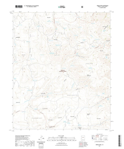 United States Geological Survey Arnold Mesa, AZ (2021, 24000-Scale) digital map