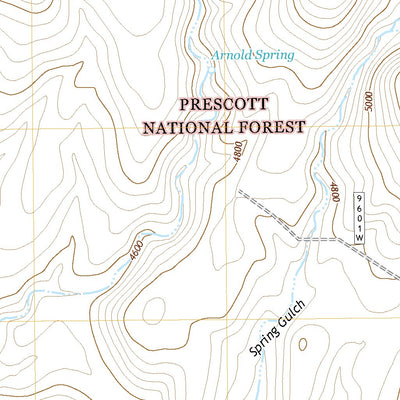 Arnold Mesa, AZ (2021, 24000-Scale) Map by United States Geological ...