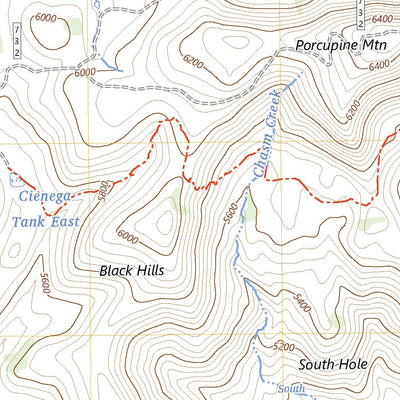 United States Geological Survey Arnold Mesa, AZ (2023, 24000-Scale) digital map