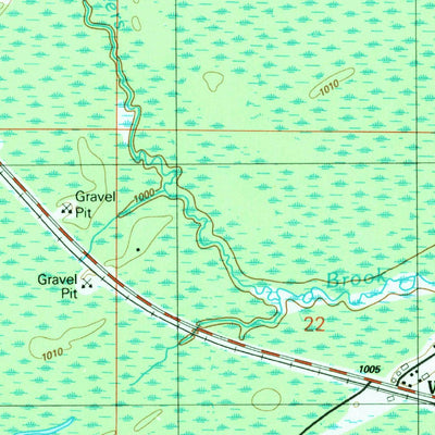 United States Geological Survey Arnold, MI (1989, 24000-Scale) digital map