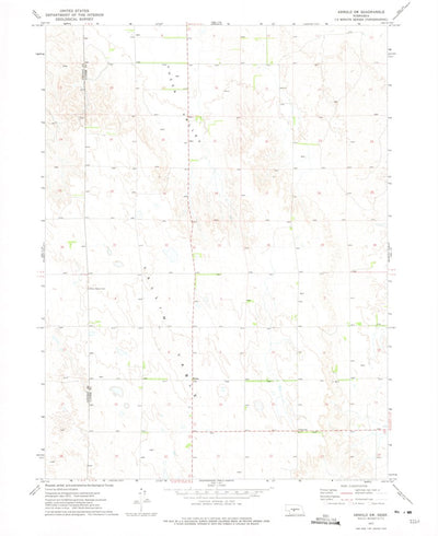 United States Geological Survey Arnold SW, NE (1972, 24000-Scale) digital map