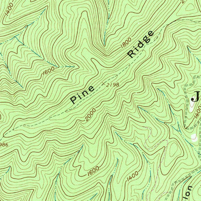 United States Geological Survey Arnold Valley, VA (1961, 24000-Scale) digital map