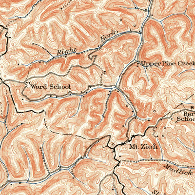 United States Geological Survey Arnoldsburg, WV (1925, 62500-Scale) digital map